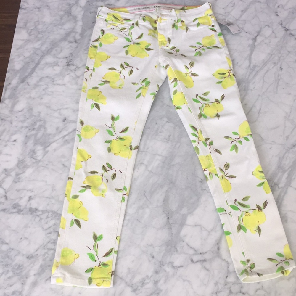 Kate Spade Broome Street denim - capris- 🍋 print